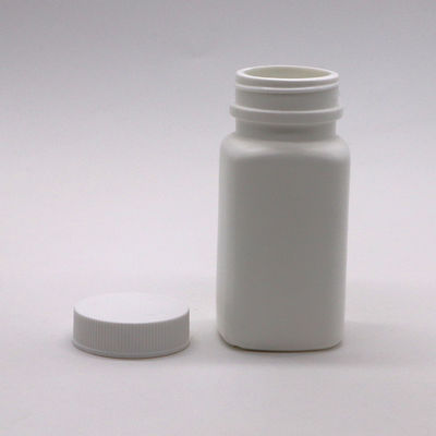 Collar y material base Vial de plástico HDPE de 105 ml para almacenamiento de líquidos estériles