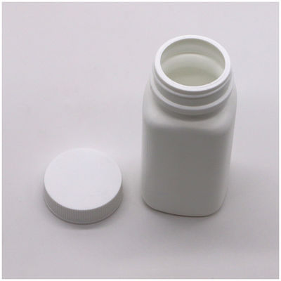 Collar y material base Vial de plástico HDPE de 105 ml para almacenamiento de líquidos estériles