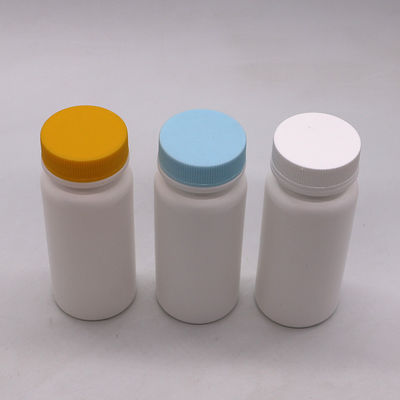 Material del cuello HDPE 120ml Botella de plástico blanco para píldora Cápsula de vitamina 120CC vacía