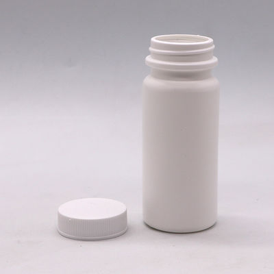 Material del cuello HDPE 120ml Botella de plástico blanco para píldora Cápsula de vitamina 120CC vacía