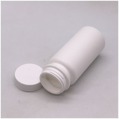 Material del cuello HDPE 120ml Botella de plástico blanco para píldora Cápsula de vitamina 120CC vacía