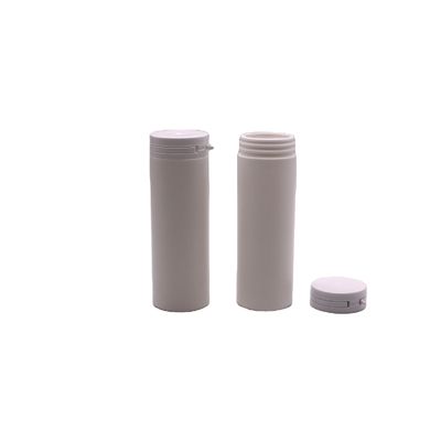 Contenedor de suplemento vitamínico en HDPE de 120 ml con tapa a prueba de rotura y cuerpo recto