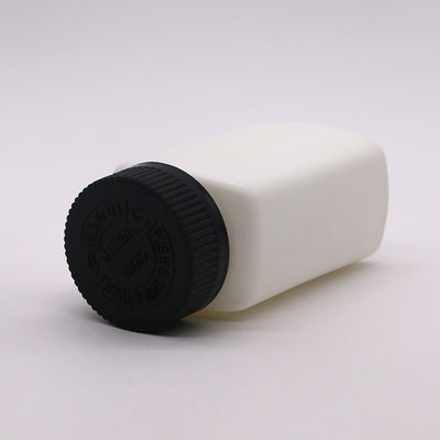 CAP de tornillo 120mL HDPE Cuadrado de forma personalizada de color vacío botella de pastillas de medicina Contenedor