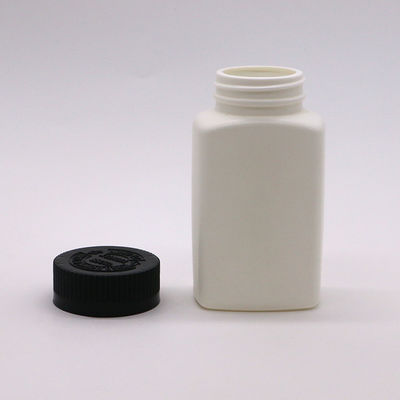 CAP de tornillo 120mL HDPE Cuadrado de forma personalizada de color vacío botella de pastillas de medicina Contenedor