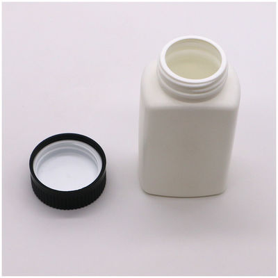 CAP de tornillo 120mL HDPE Cuadrado de forma personalizada de color vacío botella de pastillas de medicina Contenedor