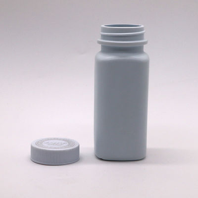 Botella de medicamento en HDPE de 135 ml para suplemento de vitaminas Material de collar de color personalizado
