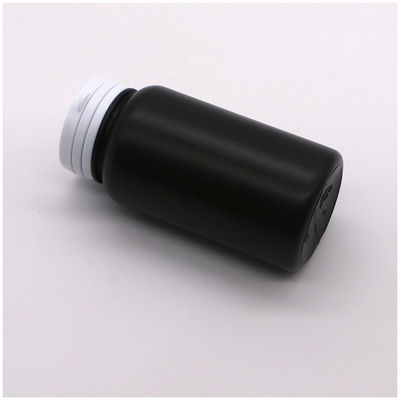 Botellas de medicamento en polvo sólido de plástico vacío de 150 ml HDPE con tapa de anillo