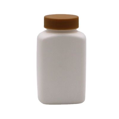 Botella de HDPE de 160 mL en forma cuadrada para medicamentos vacíos