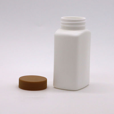 Botella de HDPE de 160 mL en forma cuadrada para medicamentos vacíos