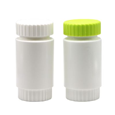 HDPE 175mL Botella de plástico PE de forma redonda para medicamentos y suplementos de almacenamiento Material HDPE