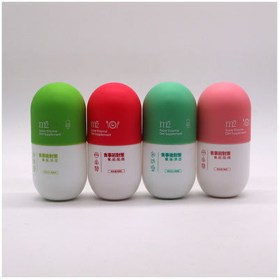 Material del cuello cápsula de HDPE 6 oz botellas de plástico mate vacías con tapa de tornillo