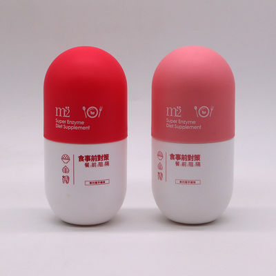 Material del cuello cápsula de HDPE 6 oz botellas de plástico mate vacías con tapa de tornillo