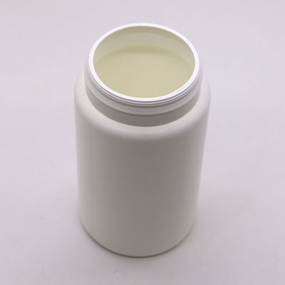 Botella redonda de plástico HDPE de 250 ml para suplemento de cápsulas