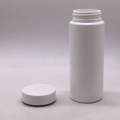 Botella de pastillas de plástico HDPE de 250 ml con dos capas de HDPE de color personalizado de dos capas