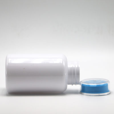 Botella de píldoras de plástico PET personalizada de 200 ml con tapa de tornillo para cápsulas de píldoras en polvo