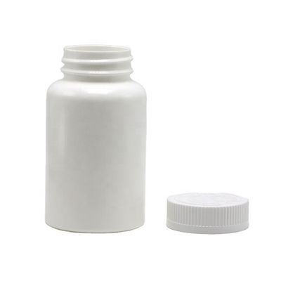 Botella de plástico HDPE con tapa de tornillo personalizada de 250 ml para pastillas de grado médico fácil de abrir