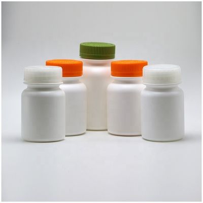 Botella de plástico HDPE con tapa de tornillo personalizada de 250 ml para pastillas de grado médico fácil de abrir