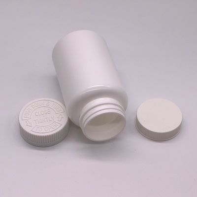Botella de plástico HDPE con tapa de tornillo personalizada de 250 ml para pastillas de grado médico fácil de abrir