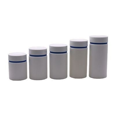 Botella de píldora de plástico de HDPE para píldora de doble capa con tapa de color PE personalizada