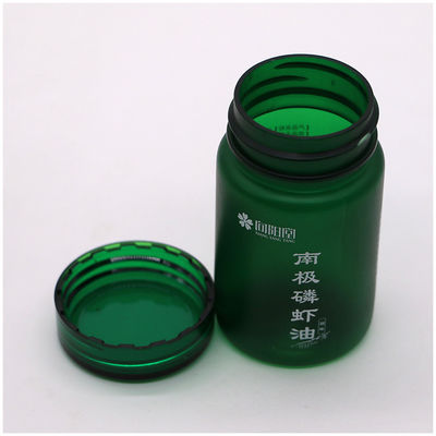 Botella de plástico PET redonda de 70 ml con tapa de tornillo y servicio de impresión de etiquetas personalizadas