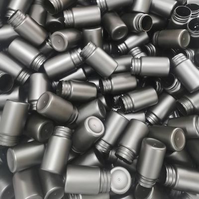 Botella de plástico PET redonda de 70 ml con tapa de tornillo y servicio de impresión de etiquetas personalizadas